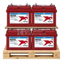 4 Bater�as Trojan 24TMX 12V 94Ah | Ciclo Profundo